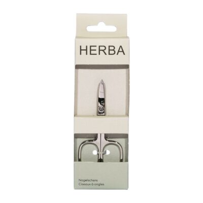 HERBA ciseaux à ongles et cuticules nickelé 5412