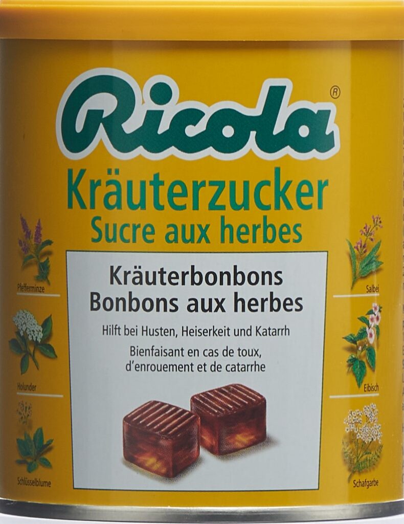 RICOLA bonbons sucre aux herbes bte 250 g