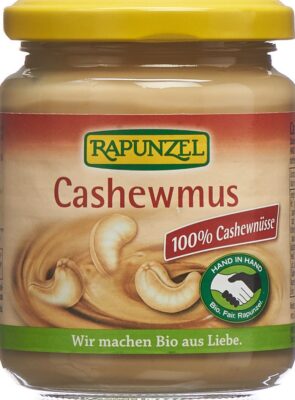 RAPUNZEL purée de noix de cajou verre 250 g