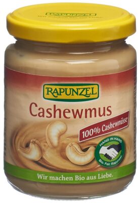 RAPUNZEL purée de noix de cajou verre 250 g