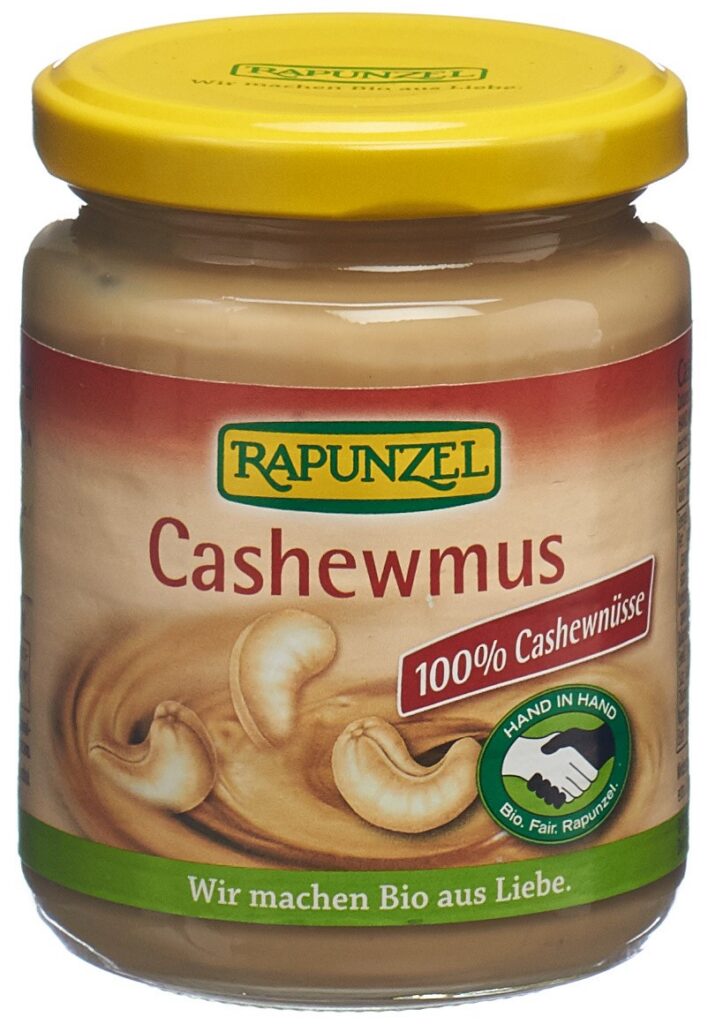 RAPUNZEL purée de noix de cajou verre 250 g