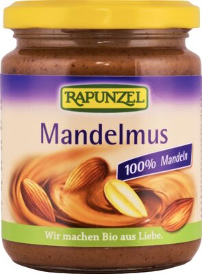 RAPUNZEL purée d'amandes brune bio verre 250 g