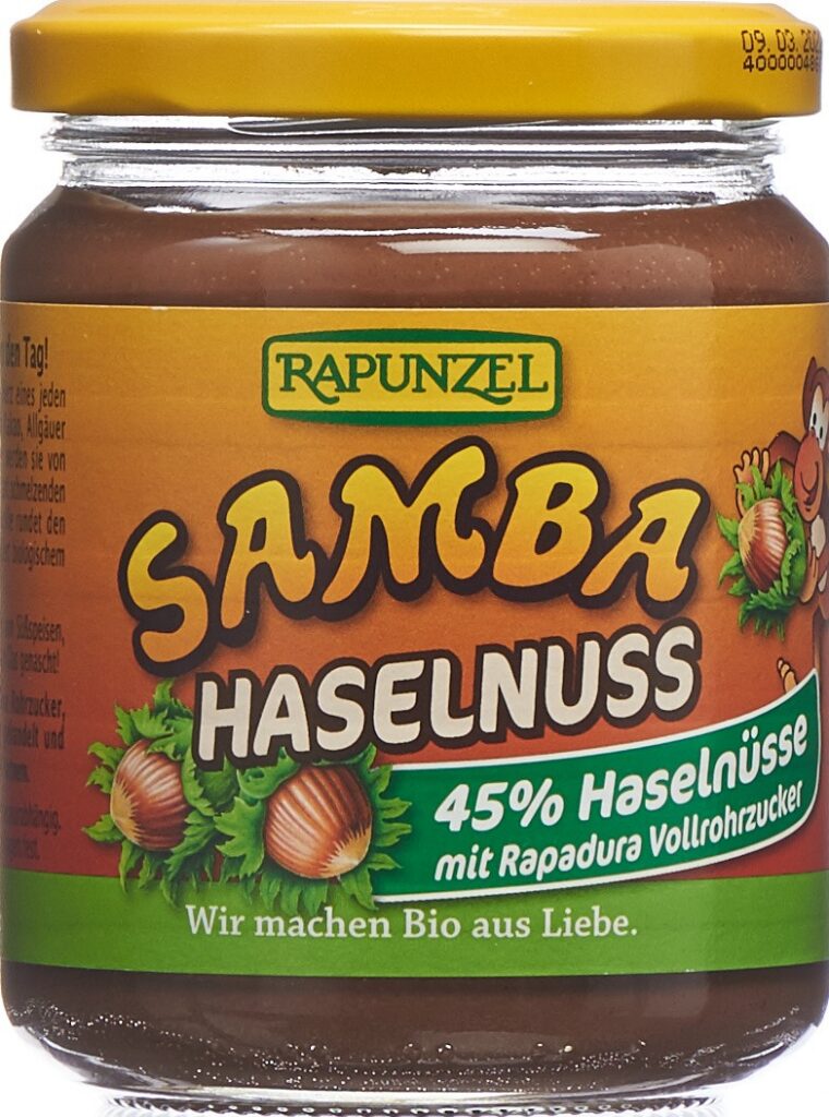 RAPUNZEL Samba pâte tartiner noisette choco 250 g