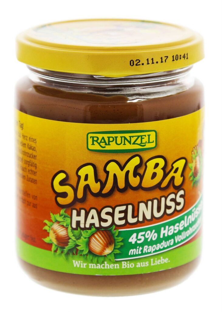 RAPUNZEL Samba pâte tartiner noisette choco 250 g