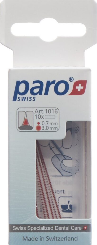PARO Isola Long 3mm x-fin rouge cyl 10 pce