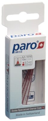 PARO Isola Long 3mm x-fin rouge cyl 10 pce