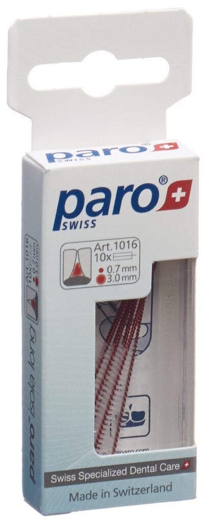 PARO Isola Long 3mm x-fin rouge cyl 10 pce