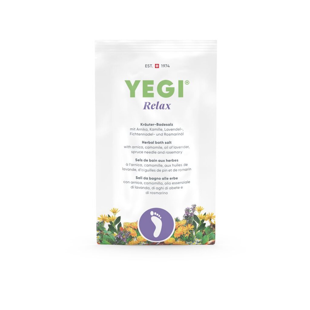YEGI RELAX sel bain pieds herbes 4 sach 50 g