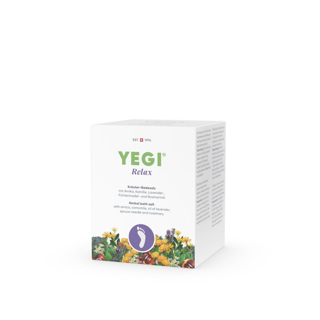 YEGI RELAX sel bain pieds herbes 4 sach 50 g