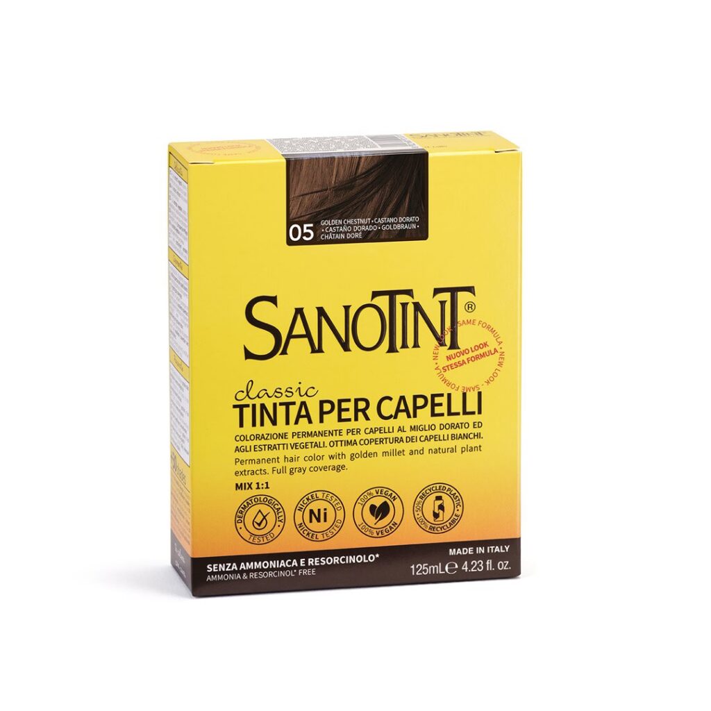 SANOTINT teinture cheveux 05 chatain doré