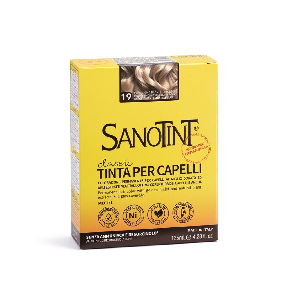 SANOTINT teinture cheveux 19 blond très clair