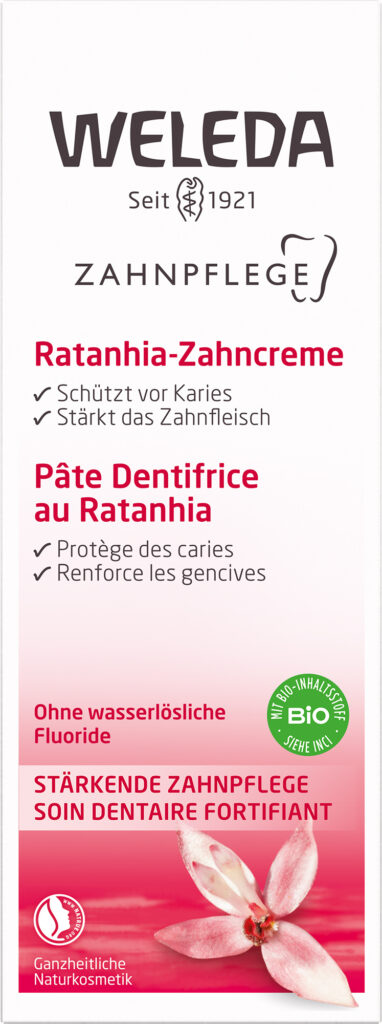 WELEDA pâte dentifrice ratanhia tb 75 ml