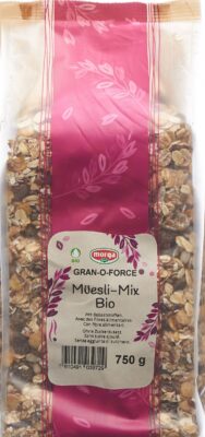 GRANOFORCE muesli mix s sucre bio bourg 750 g
