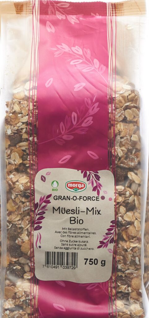 GRANOFORCE muesli mix s sucre bio bourg 750 g