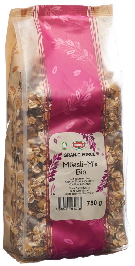 GRANOFORCE muesli mix s sucre bio bourg 750 g