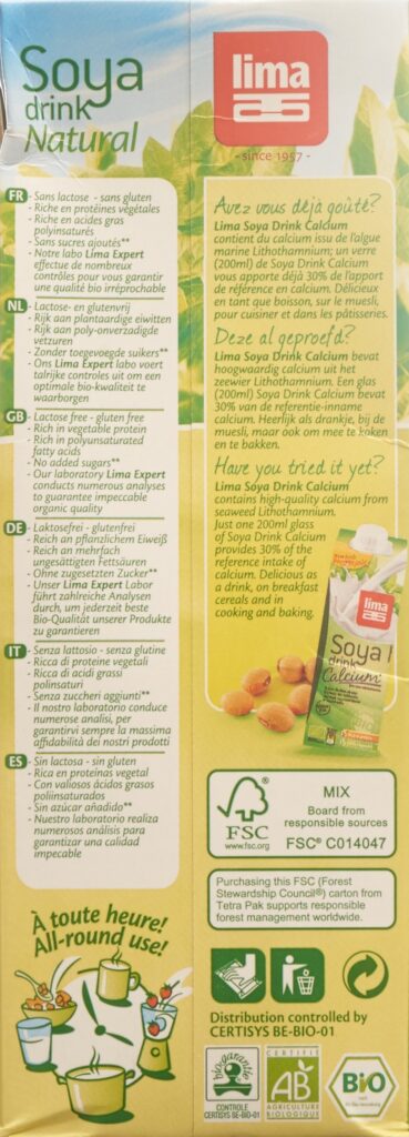 LIMA Soja Drink tétra 1 lt