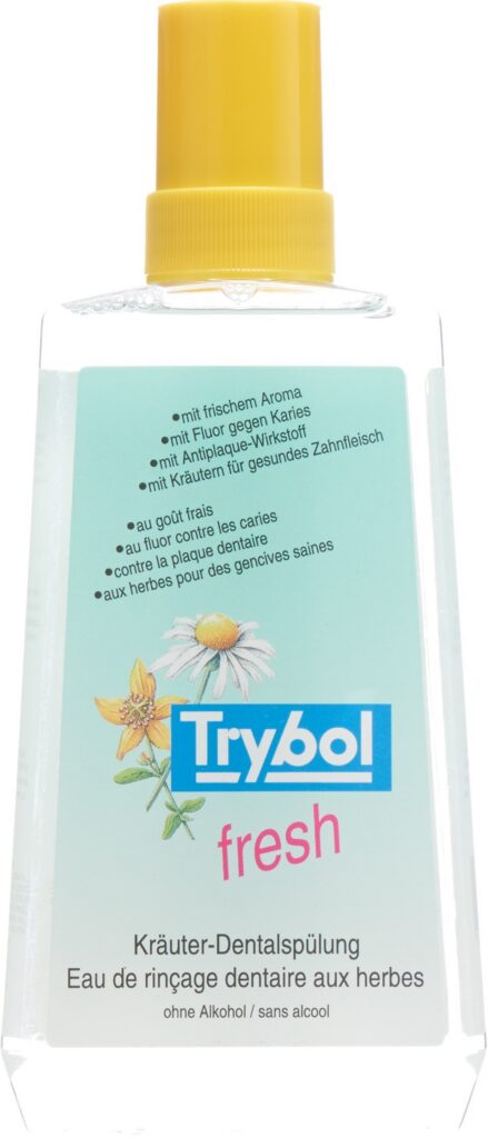 TRYBOL eau rinçage dentaire aux herbes fl 400 ml