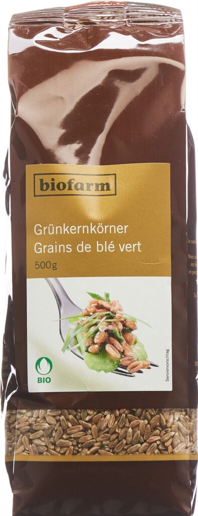 BIOFARM blé vert bourgeon sach 500 g