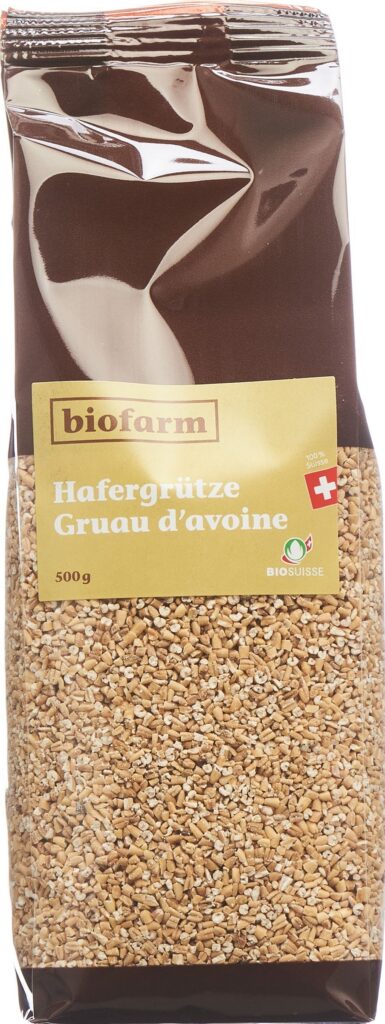 BIOFARM gruaux avoine bourgeon sach 500 g