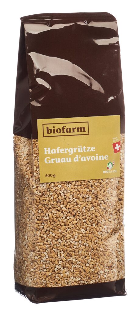 BIOFARM gruaux avoine bourgeon sach 500 g