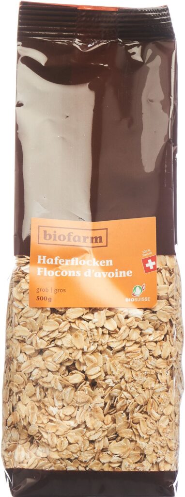 BIOFARM flocons avoine gros bourgeon sach 500 g