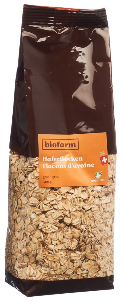 BIOFARM flocons avoine gros bourgeon sach 500 g