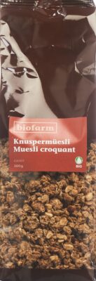 BIOFARM müesli croustillants bourgeon sach 500 g