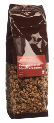 BIOFARM müesli croustillants bourgeon sach 500 g