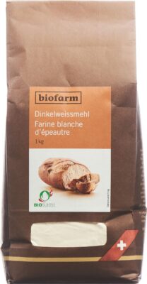 BIOFARM farine blanche épeautre bourgeon sach 1 kg