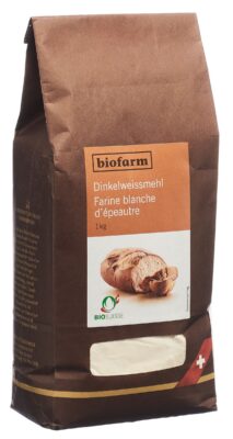 BIOFARM farine blanche épeautre bourgeon sach 1 kg