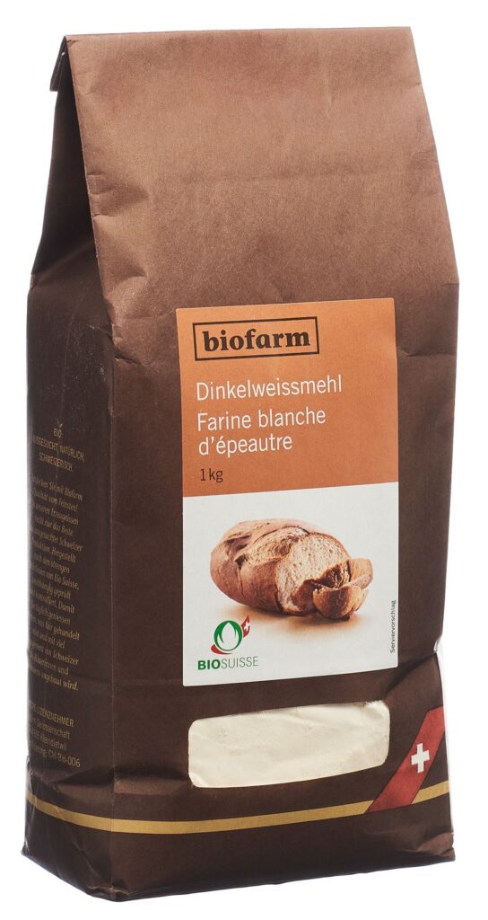 BIOFARM farine blanche épeautre bourgeon sach 1 kg