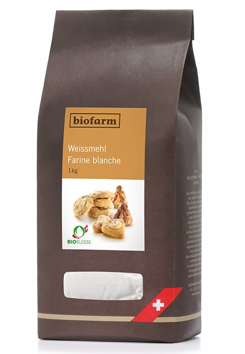 BIOFARM farine blanche bourgeon sach 1 kg