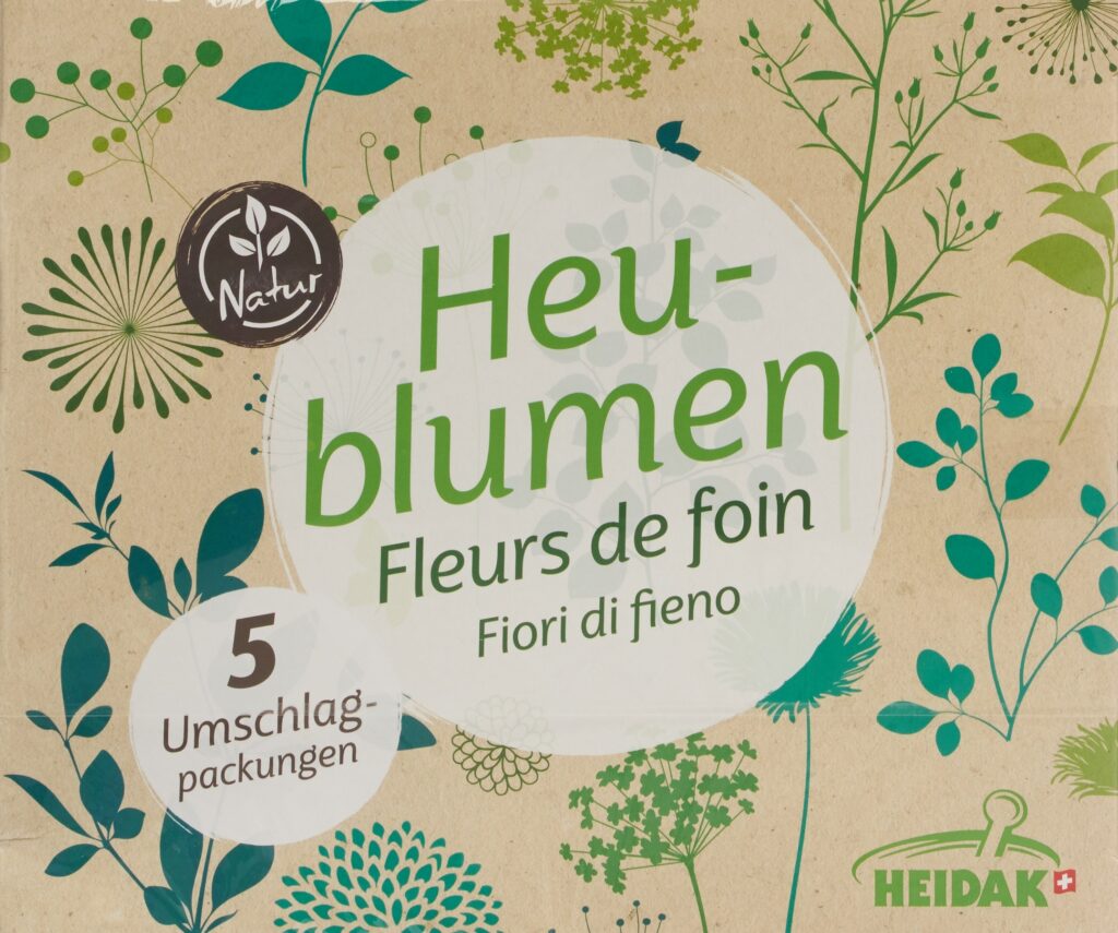 HEIDAK fleurs de foin compresses 5 sach 50 g