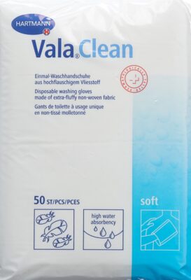 VALACLEAN Soft gant toilet uniq 15.5x22.5cm 50 pce