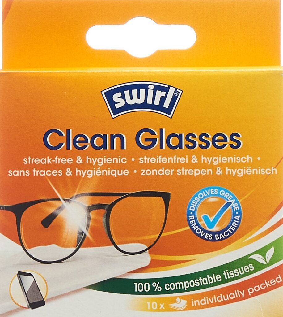SWIRL lingettes nettoyantes lunettes 10 pce