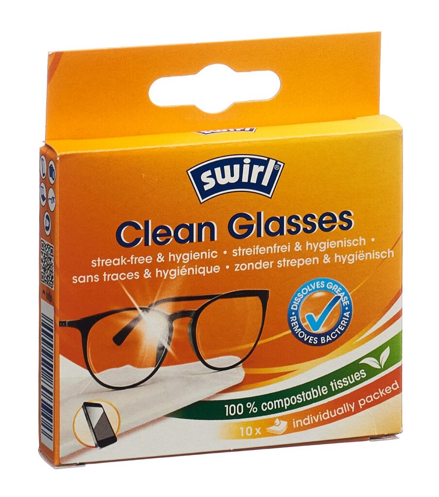 SWIRL lingettes nettoyantes lunettes 10 pce