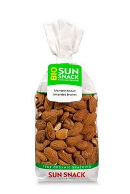 BIO SUN SNACK amandes brun bio sach 250 g