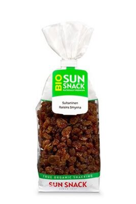 BIO SUN SNACK raisins secs bio sach 250 g