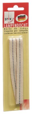STYX mèche lampe 12mmx45cm plat