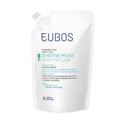 EUBOS Sensitive douche + crème refill 400 ml