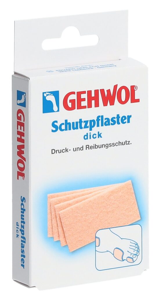 GEHWOL emplâtre protection 90x45mm épais 4 pce