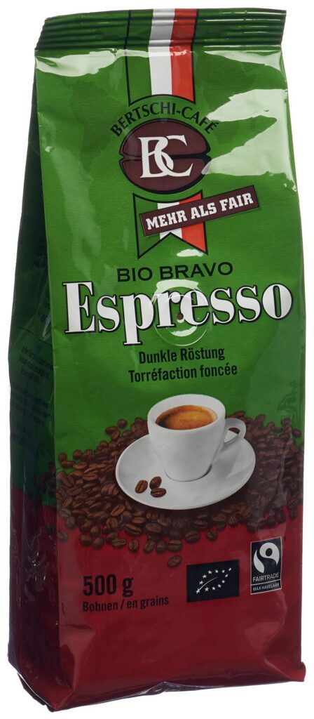 BC BERTSCHI CAFE Bio Bravo café gra espr ent 500 g