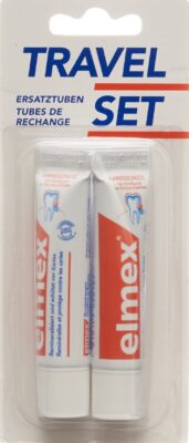 ELMEX TRAVEL SET recharge dentifrice 2 x 12 ml