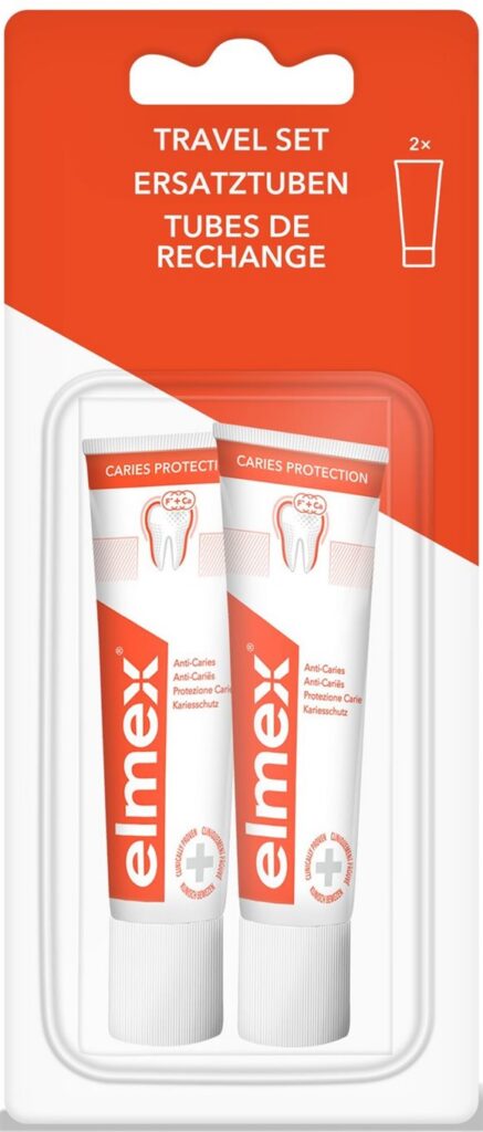 ELMEX TRAVEL SET recharge dentifrice 2 x 12 ml
