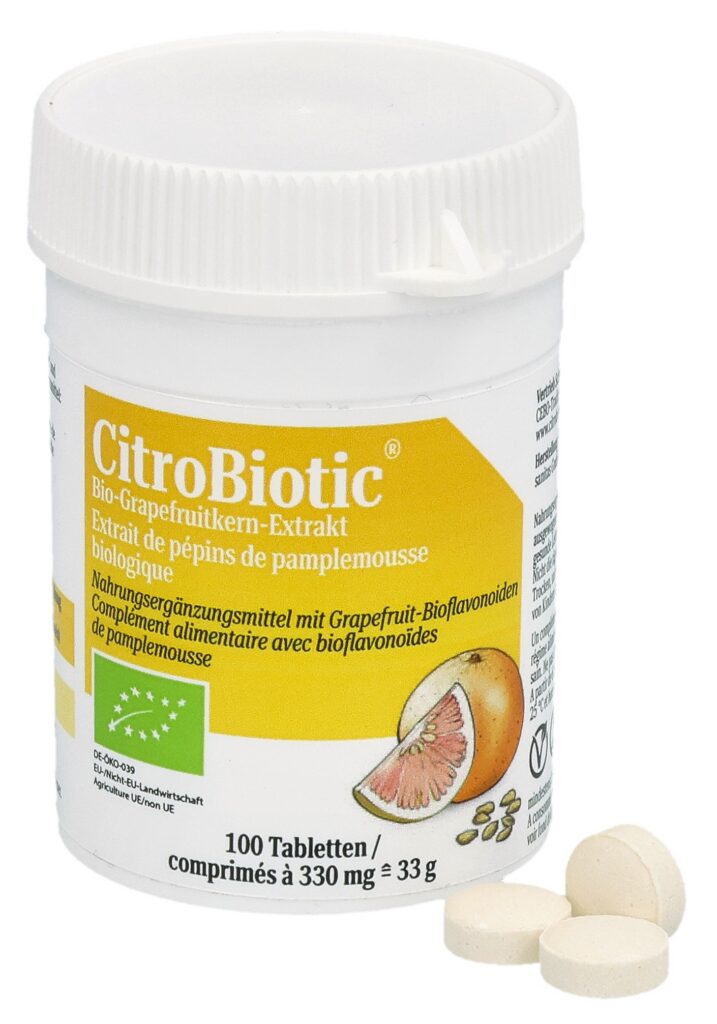 CITROBIOTIC extr pépins grapefruit cpr bio 100 pce