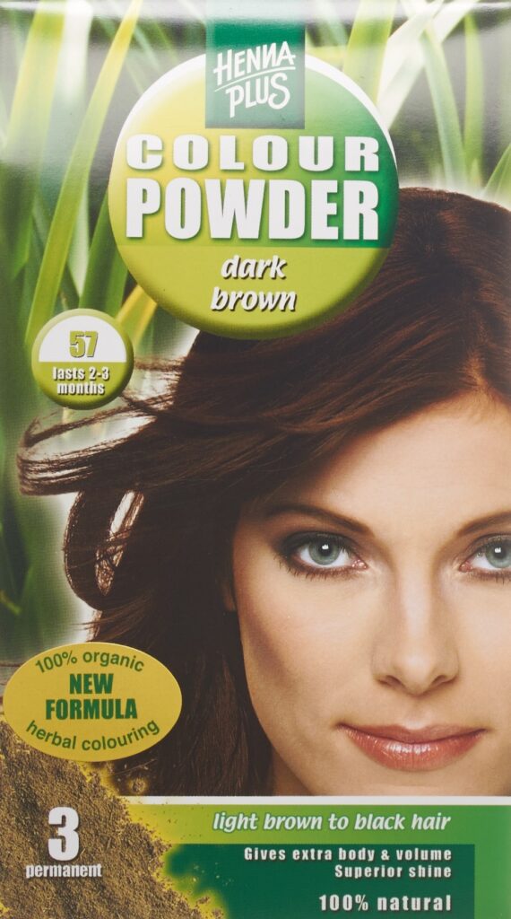 HENNA PLUS colour powder 57 brun 100 g
