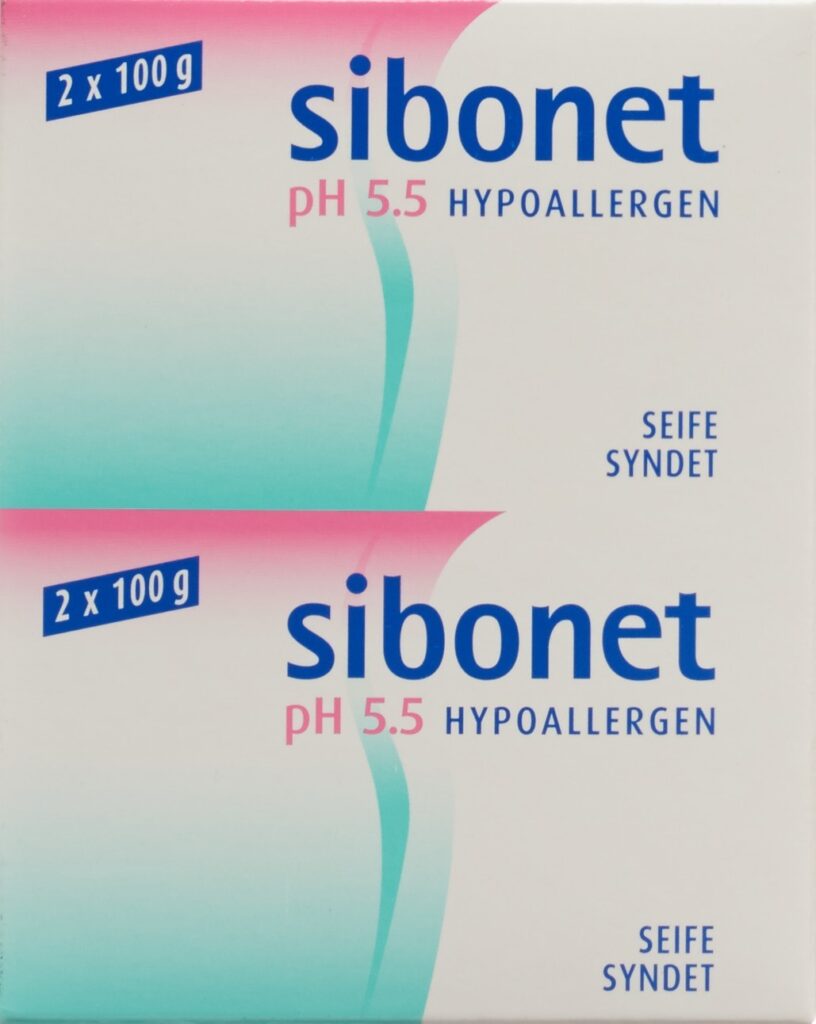 SIBONET savon pH 5.5 hypoallérgenique 2 x 100 g