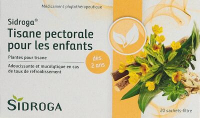 SIDROGA tisane pectorale p enfants 20 sach 1.5 g