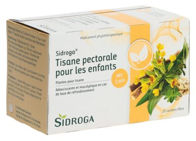 SIDROGA tisane pectorale p enfants 20 sach 1.5 g