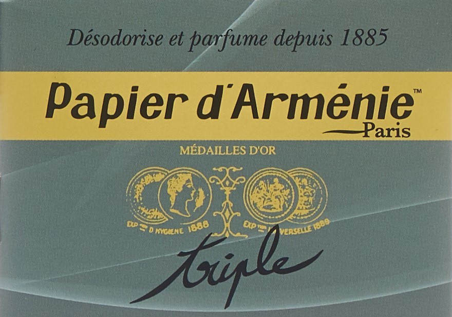 PAPIER ARMENIE feuilles 12 pce